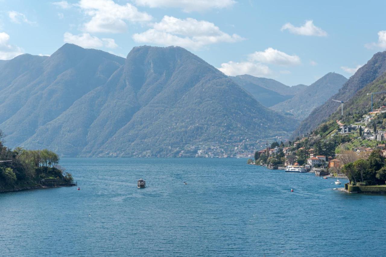 Lake Como Apartment With Balcony And Private Parking Ossuccio المظهر الخارجي الصورة